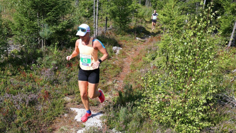 Cathrine Lorentzen vant klasse 45-49 år på maratondistansen under Kongsvinger Maraton 2024
