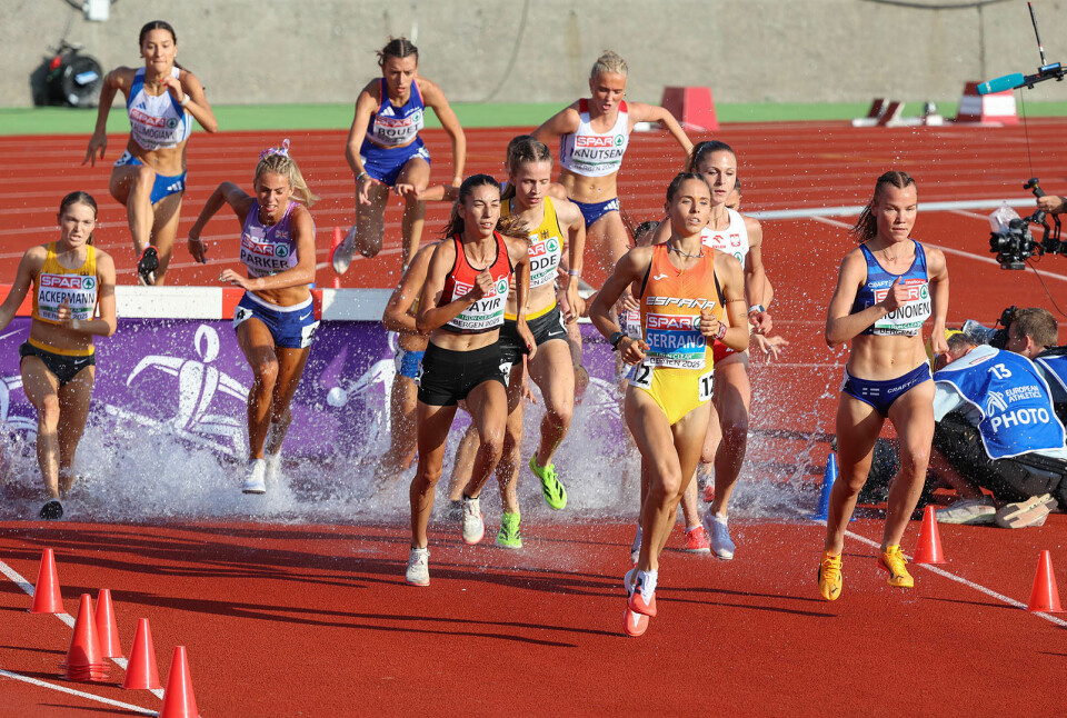 Thea Charlotte Knutsen lå her på 11. plass. (Foto: Arne Dag Myking)
