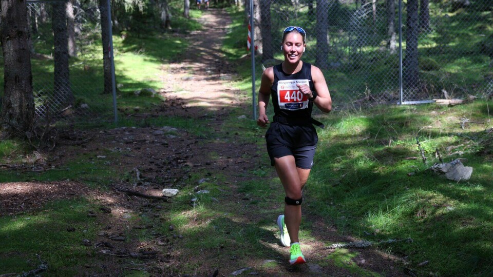 Natalie Arnesen Vinje løp Kongsvingermila under Kongsvinger Maraton 2024