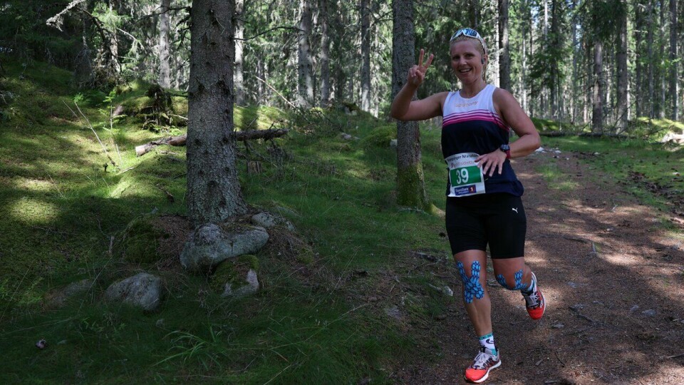 Christine Marcussen løp maraton under Kongsvinger Maraton 2024