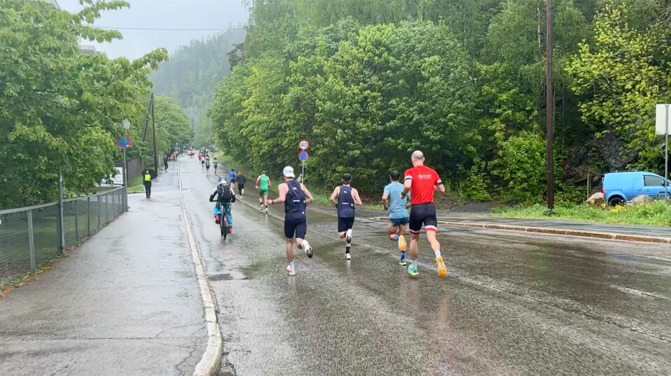 Oppover Kjelsåsveien. (Foto: Tom-Arild Hansen)