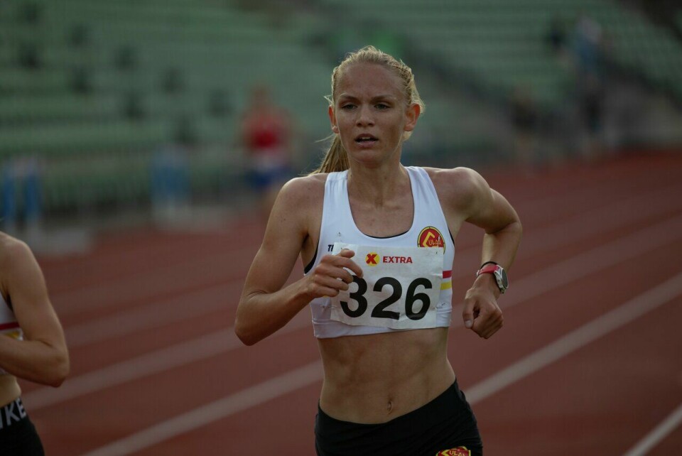 Det blir ikke EM-finale for Ine Bakken. (Arkivfoto: Samuel Hafsahl) Sommerstevnet, Bislett - KS 5000m - Ine Bakken (326)