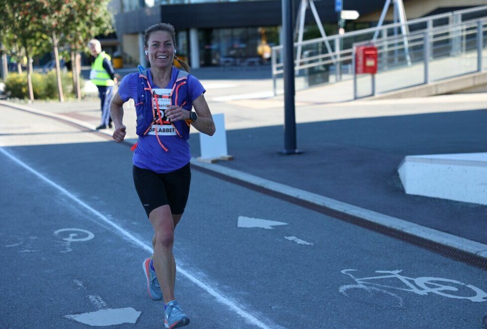 Caroline Blystad Dæhli løp maraton under Trondheim Maraton 2022