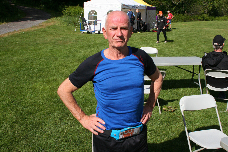 Deltaker Einar Skåland (70). (Foto: Sverre Larsen)
