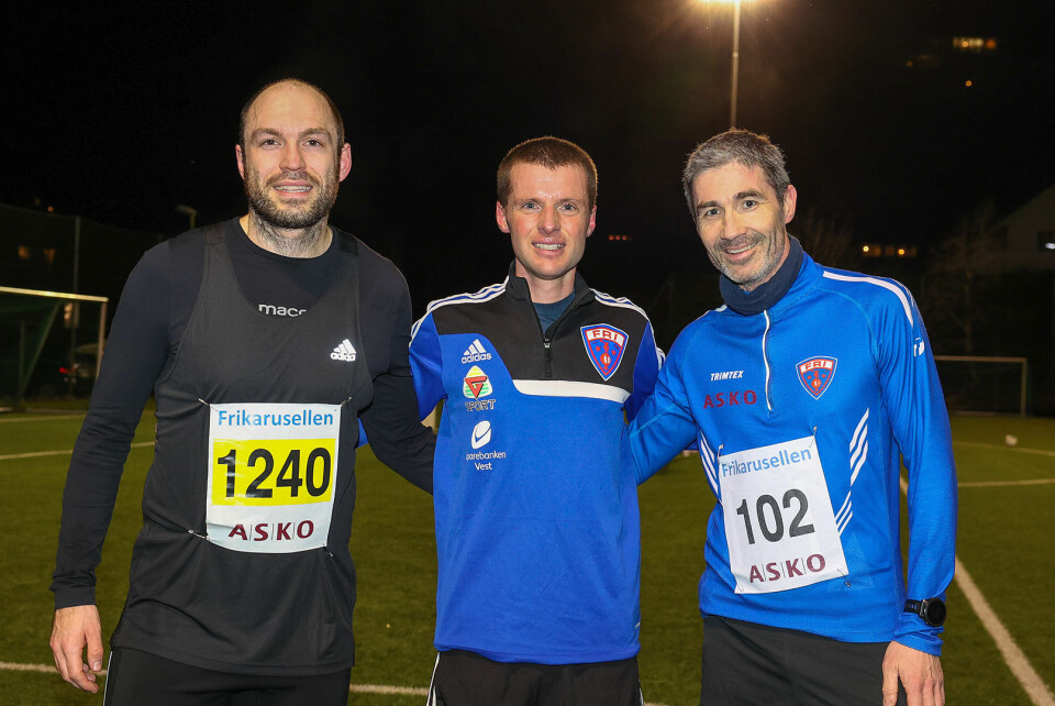 Tre beste menn: Andreas Hauge, Espen Borge Joensen og Thomas Skjæveland.