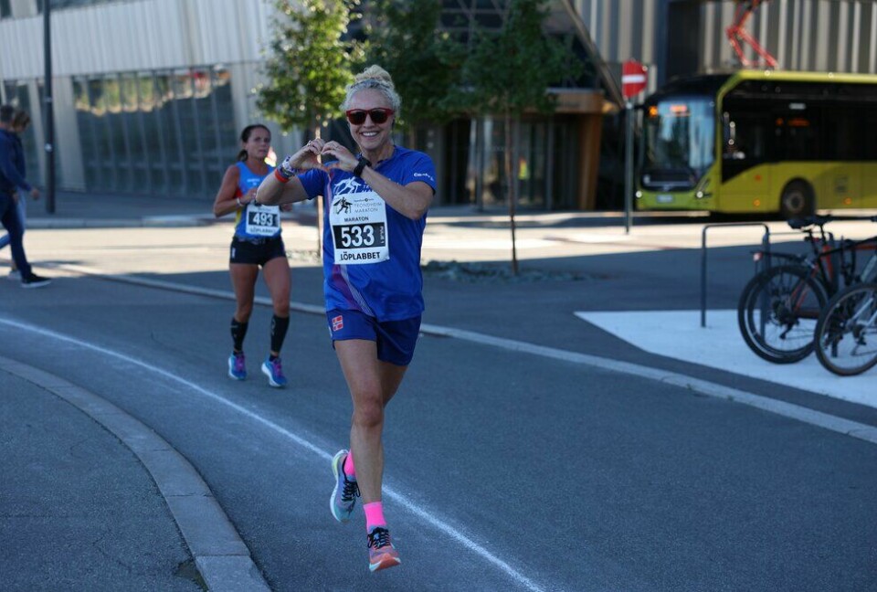 Therese Falk løp inn som 7. beste kvinne på maraton og vant klasse 45-49 år under Trondheim Maraton 2022