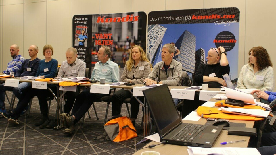 Representanter: På landsmøtet møter delegater fra hele landet for å ta beslutninger. (Foto: Rolf Bakken / Kondis) Kondis-landsmøte 04.03.2023 - delegater