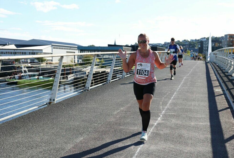 Anne Grete Botten løp maraton under Trondheim Maraton 2022 Anne Grete Botten løp maraton under Trondheim Maraton 2022