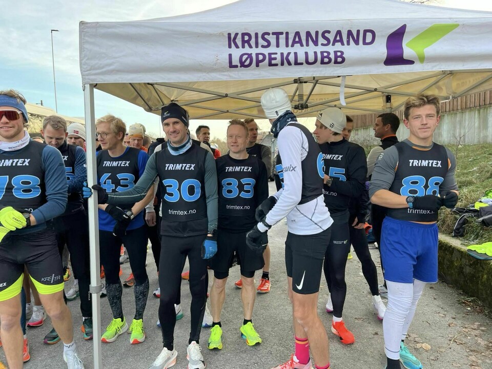 Avslappet stemning før start. (Foto fra arrangørens favebookside)