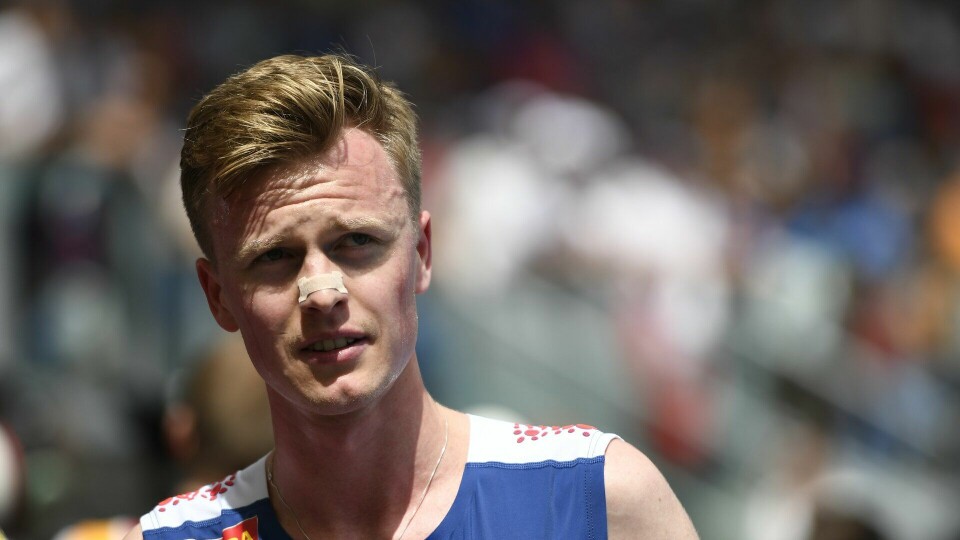 Narve Gilje Nordås er i knallgod form nå seint på høsten. Her fra EM friidrett i Roma i år. (Foto: Bjørn Johannessen) EM friidrett Roma 2024 - 1500 m menn forsøk - narve gilje nordås