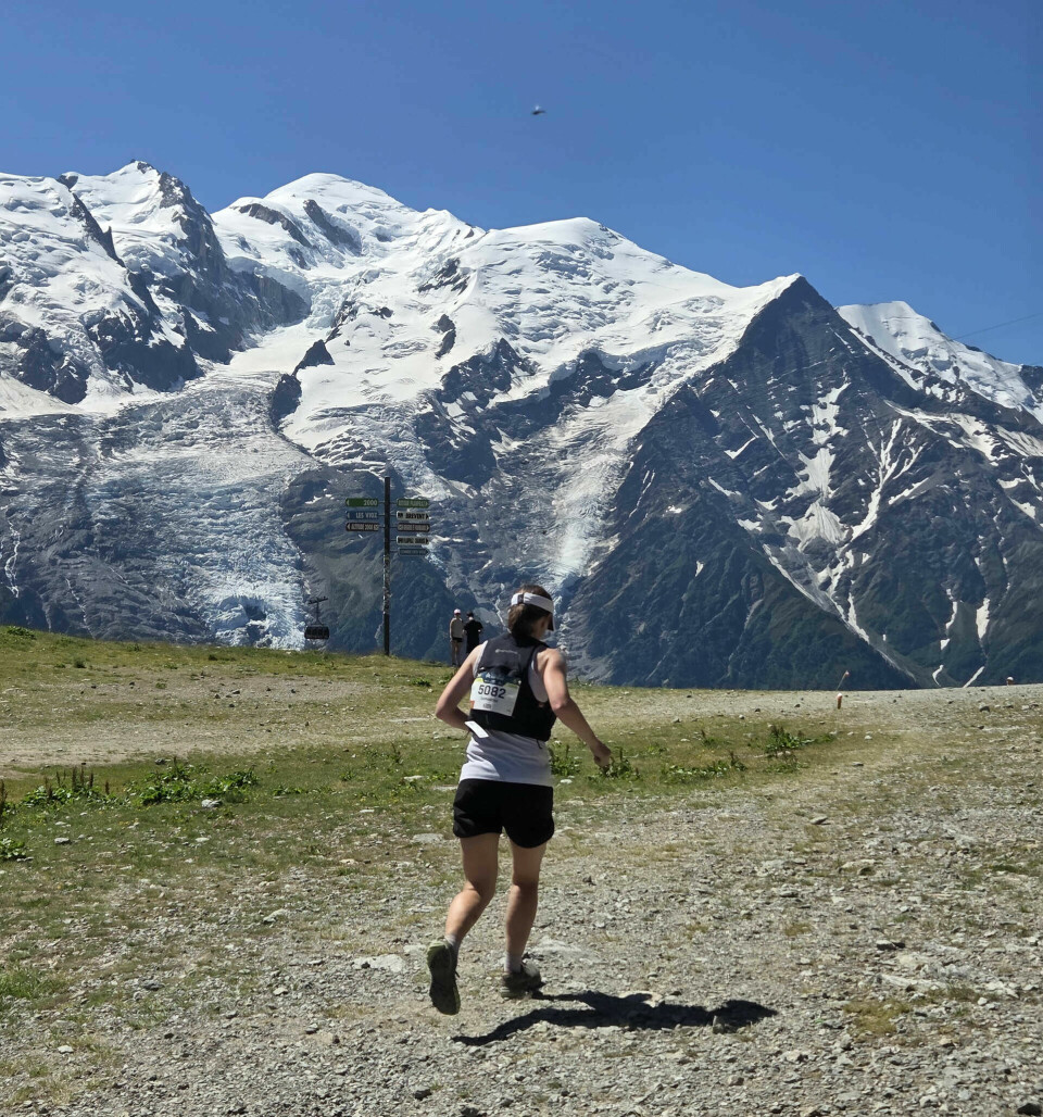 500 m før mål har løperne i Cross-løpet denne utsikten. (Foto: Runar Gilberg)