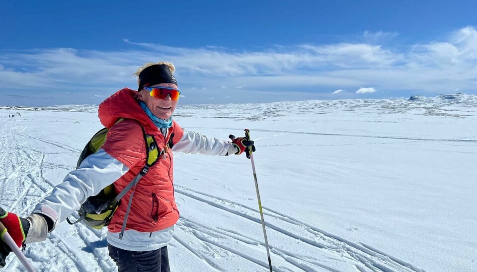Å gå på ski er noe av det Anette Bøe fremdeles liker best.