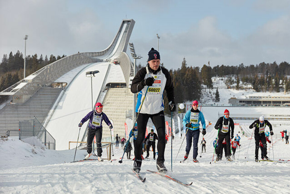 Holmenkollmarsjen i 2016. Foto: Stian S. Møller Holmenkollmarsjen i 2016. Foto: Stian S. Møller