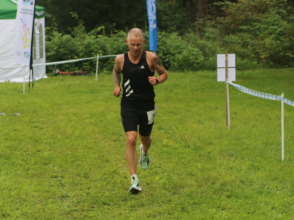 Morten Stensberg først inn til pitstop for 8. gang.