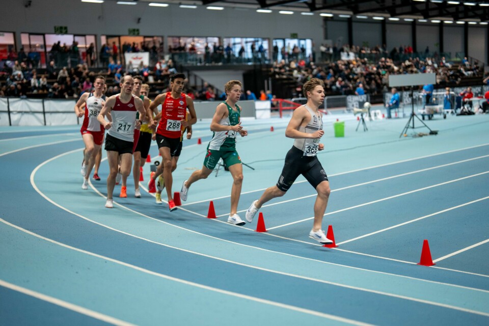Det vekslet litt i front. Her var Vegard Warnes oppe i ledelsen. (Foto: Samuel Hafsahl)