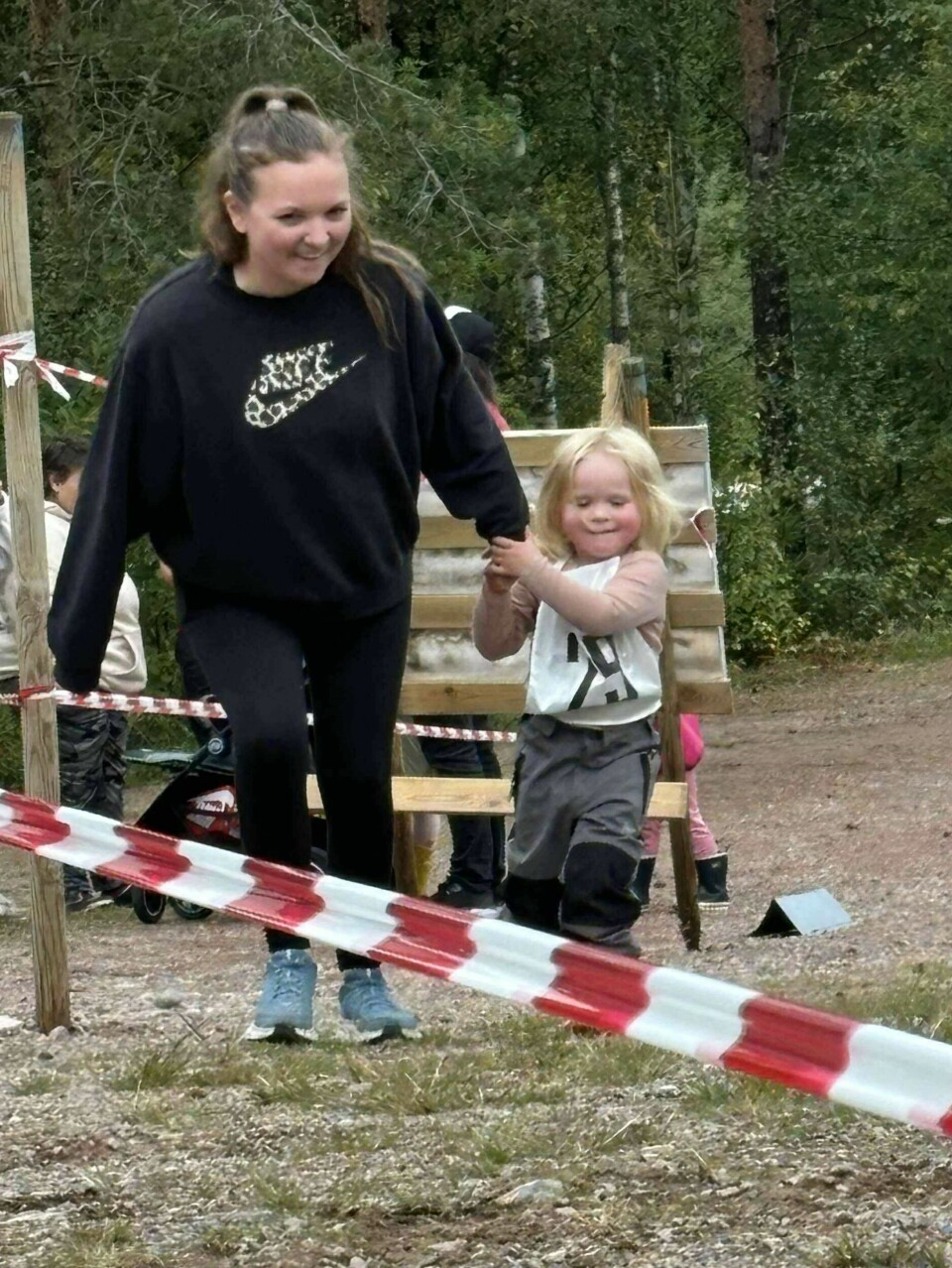 Ea Holmseth, årets yngste deltaker på Minitrimmen. grensetrimmen minitrimmen