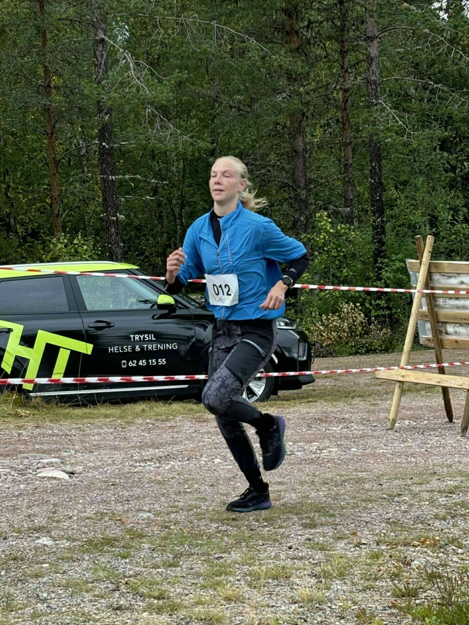 Årets vinner i kvinneklassen 9,4km, Carina Høyer Wester. grensetrimmen