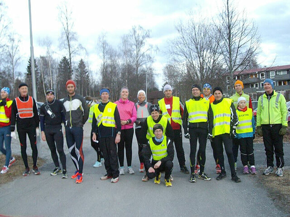 Vinterjoggen avsluttet på barmark Vinterjoggen_startfelt.jpg