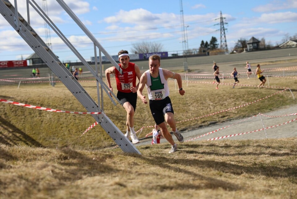 Kasper Fosser leder an opp den bratteste kneika. (Foto: Tom-Arild Hansen)