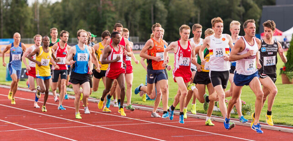 5000 m: Marius Vedvik spurtet fra Sondre Nordstad Moen 5000m_finale_22_august_2014_17.jpg