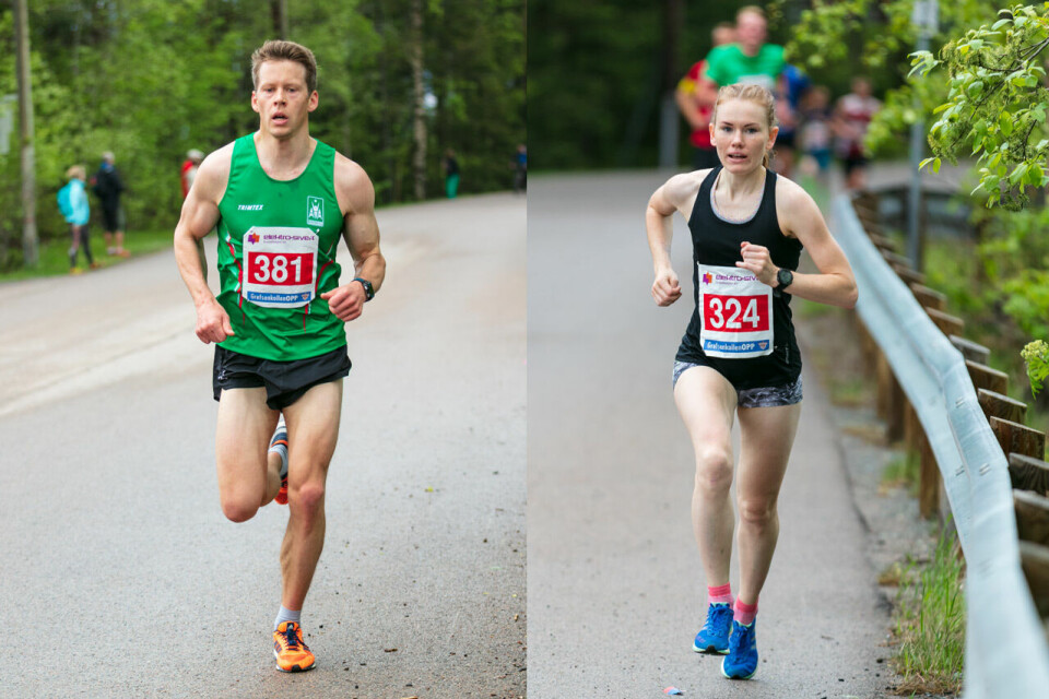 Anders Gløersen og Karoline Holsen Kyte vant Grefsenkollen Opp herre_og_damevinner.jpg