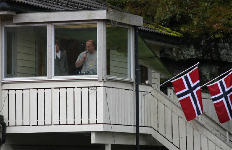 NCC-lekene åpnet med regn på Osterøy.