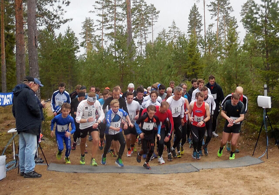 Henrik Sveløkken Broen raskest i årets siste Kongsvingerkarusell Start_Liermoen.jpg