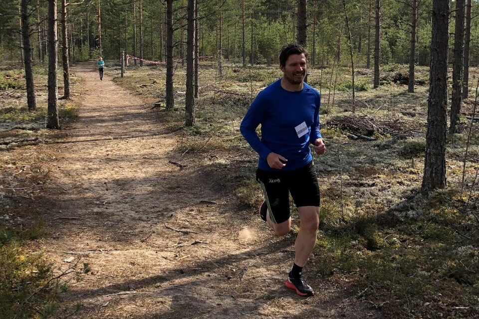 Ronny Bohrmann kjenner løypene i Stavåsen godt fra både Elverumtrimmen og Gå-joggen. Her fra fjorårets løp i Gå-joggen. Ronny Bohrmann kjenner løypene i Stavåsen godt fra både Elverumtrimmen og Gå-joggen. Her fra fjorårets løp i Gå-joggen.