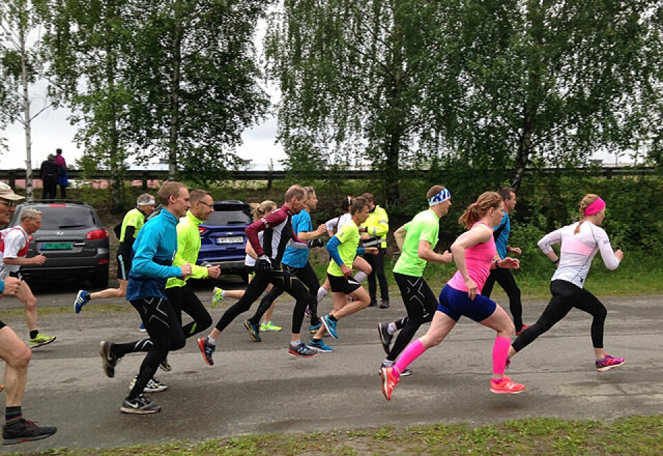 Fra starten på Gå-joggen i Moskogen før sommerpausen hvor også Ida Gjermundshaug Pedersen og Henning Mortensen vant. (Foto: Hallgeir Haug) Fra starten på Gå-joggen i Moskogen før sommerpausen hvor også Ida Gjermundshaug Pedersen og Henning Mortensen vant. (Foto: Hallgeir Haug)
