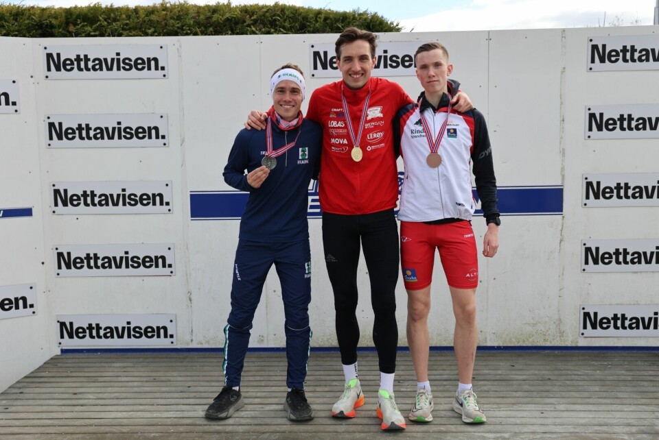 Fra venstre: Kasper Fosser, Trygve Feidje Mjelde og Magnus Øyen. (Foto: Tom-Arild Hansen)