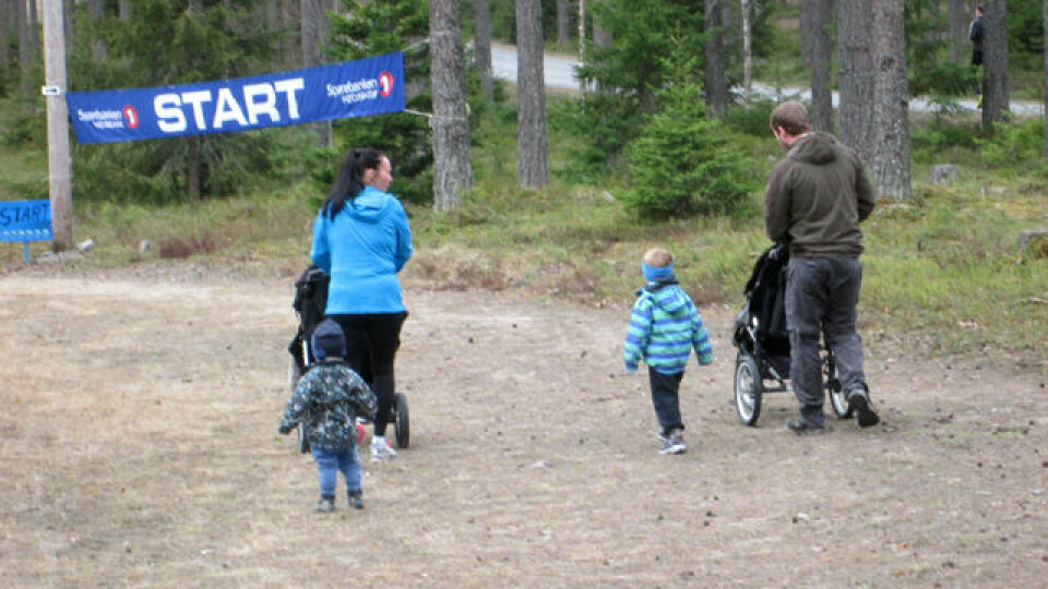 Deltakerrekord og løyperekord i Kongsvingerkarusellen Familien_Saxerud.jpg