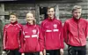 Alle klassevinnere (fra v.): Gro Strand, Tiril Kristine Knutsen, Erlend Andreas Knutsen og Erik Honganvik Holen. (Arrangørfoto)