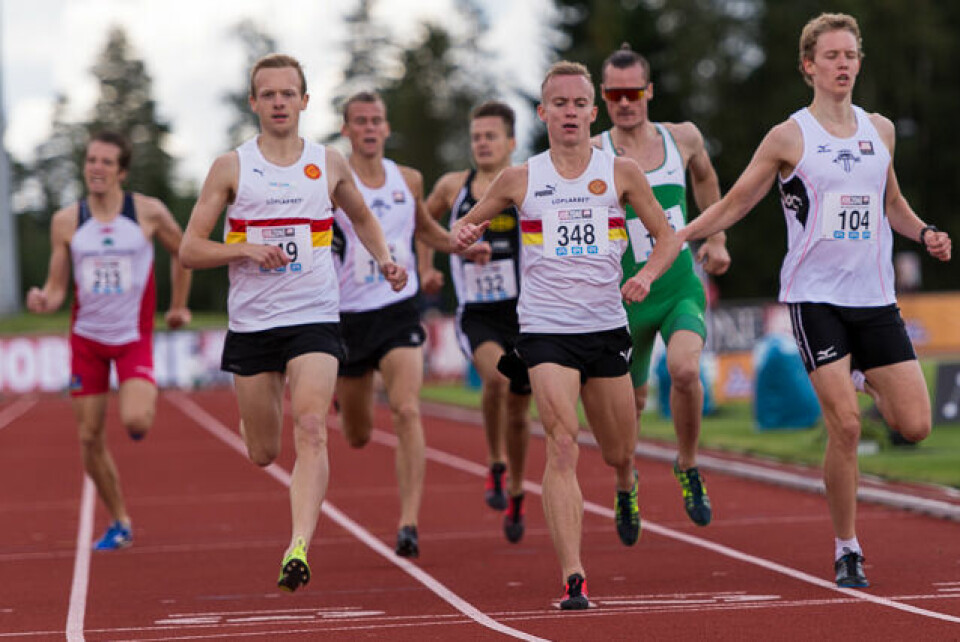 Fløystad og Solberg Eide heatvinnere på 1500 m - alle favorittene videre 1500m_forsok_herrer_22_august_2014_36.jpg