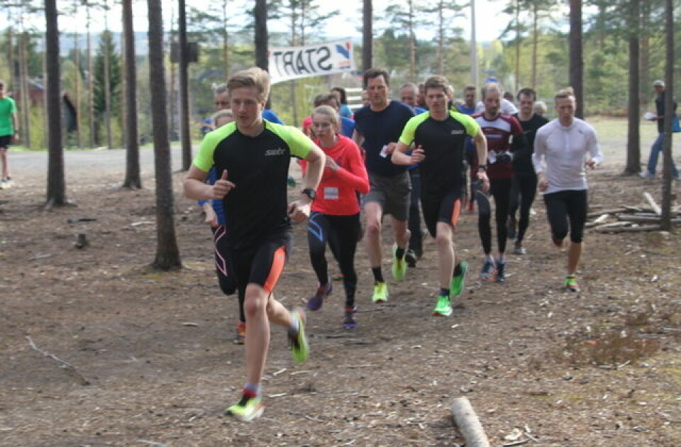 Carina Sveen og Øyvind Bustad best i Gå-joggen i Elverum