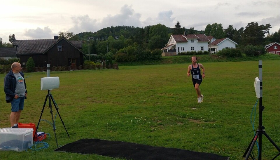 Mads Emil Sand inn til 4. plass. kongsvingerkarusellen