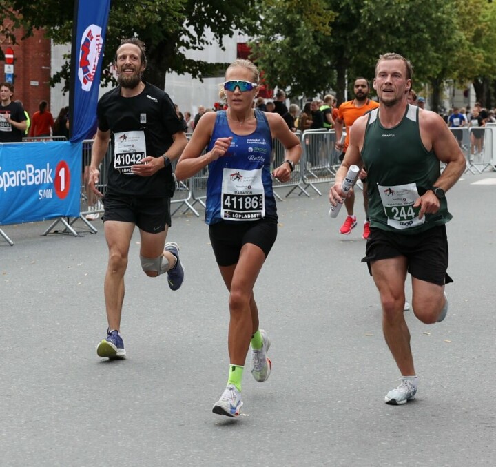 2. plass: Veronica Vik Olsen kom på andreplass på maraton under Trondheim Maraton. 2. plass: Veronica Vik Olsen kom på andreplass på maraton under Trondheim Maraton.