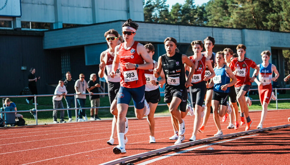 Samlet felt på 3000 meter i klasse G16.