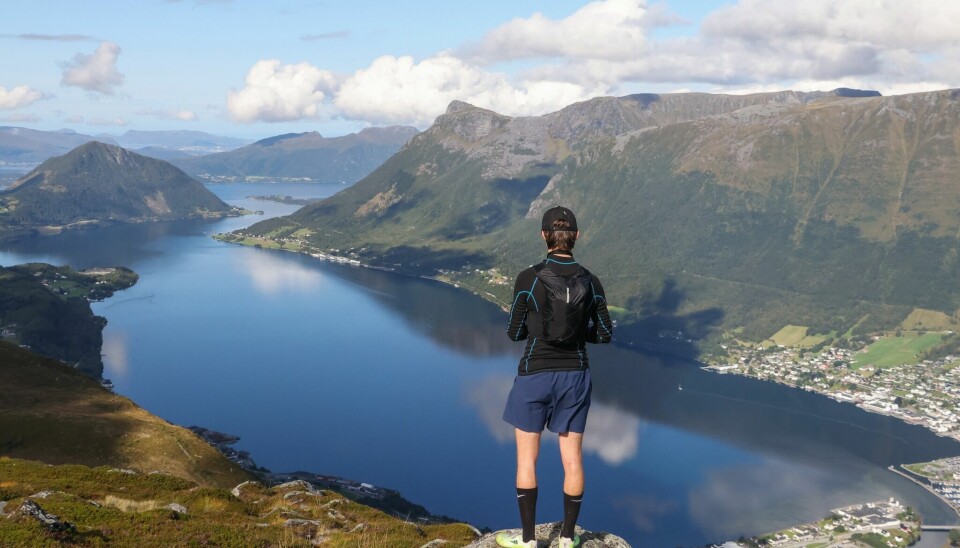 Lite å si på utsikten du får fra målområdet.
