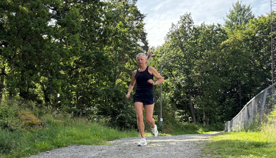 Løping er den treningsformen Marit Kolby liker best.