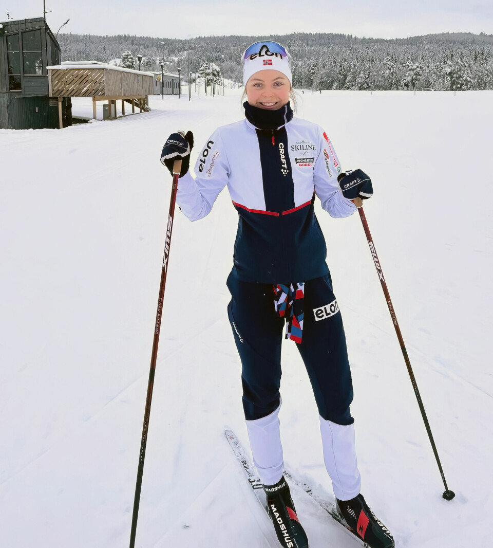 Mari Nordlunde bor på Lillehammer, og så fort snøen kommer til høsten har hun topp treningsforhold i OL-løypene rundt Birkebeineren skistadion.