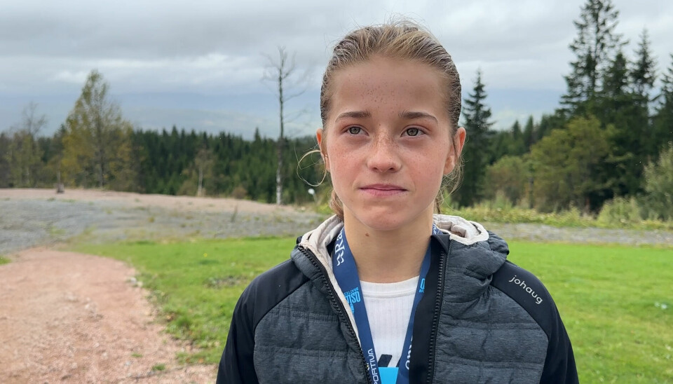 Vinner av kvinneklassen, 14 år gamle Åse Marie Halaas Appenzeller. Vinner av kvinneklassen, 14 år gamle Åse Marie Halaas Appenzeller.