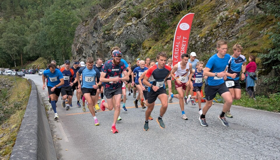 56 løpere la av gårde på det 8,7 km lange løpet.