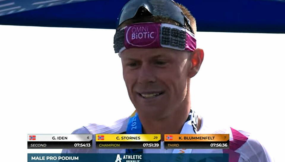 Casper Stornes vm ironman triathlon
