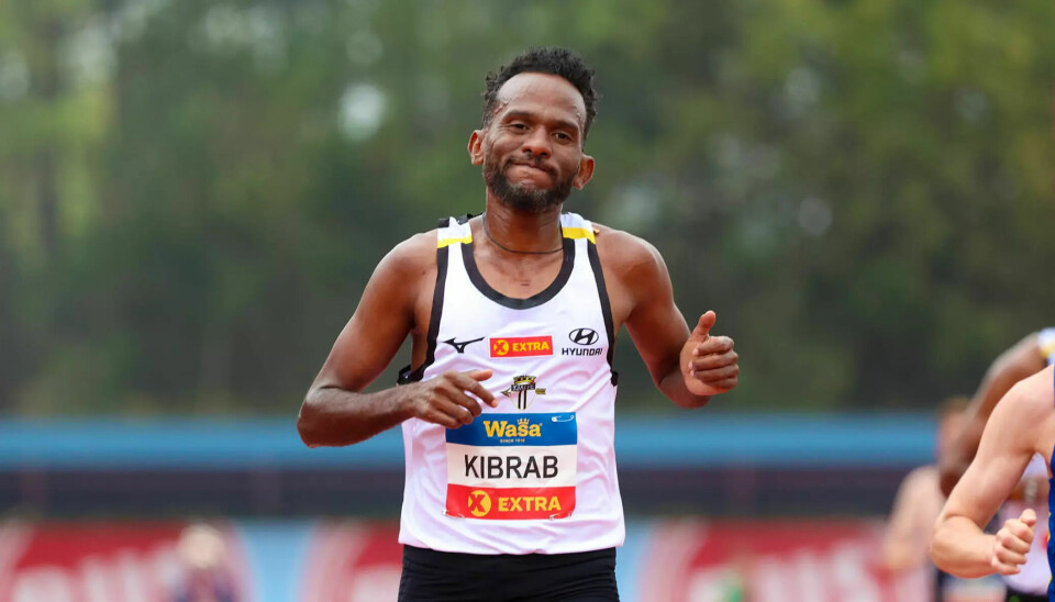Awet Kibrab da han tok årets NM-gull på 10000 meter på 28.06,36. NM 2025 10 000 m