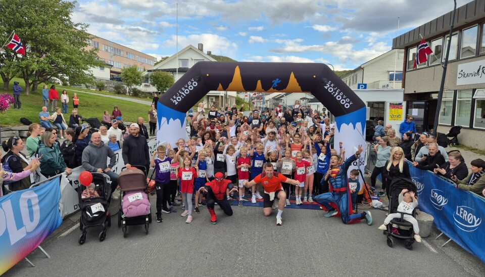 119 unger under 10 år løp 1 km med 100 høydemeter.