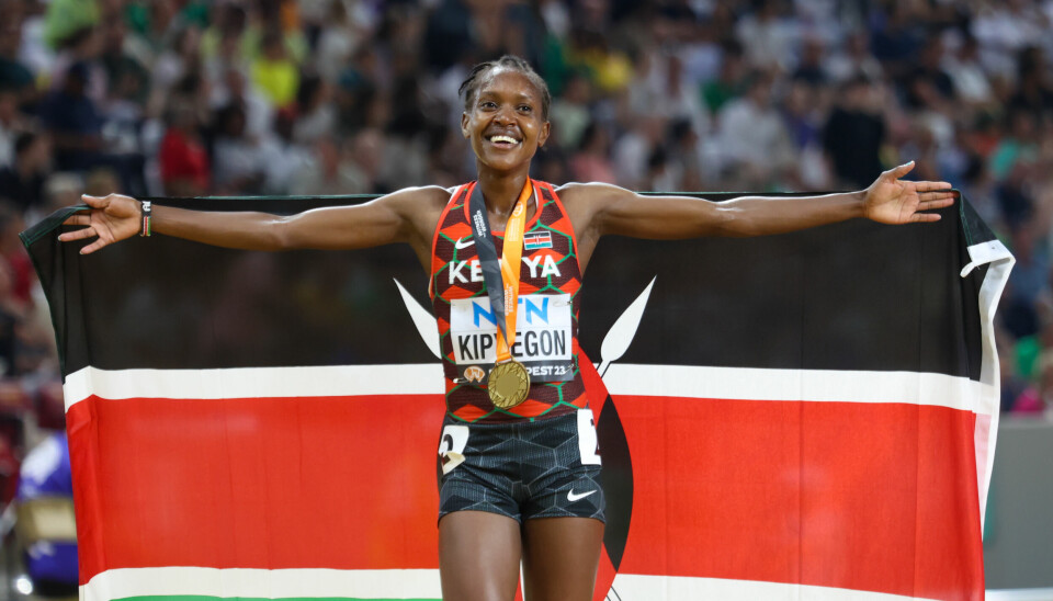 Faith Kipyegon har nå fire VM-gull og tre OL-gull på 1500 m.