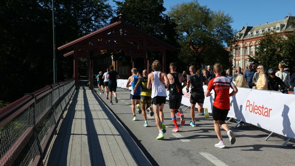 Kvalitetsløpsarrangør: Trondheim Maraton har hatt kvalitetsløpsavtale med Kondis i en årrekke. Her fra Gamle bybro på halvmaraton under Trondheim Maraton 2022. (Foto: Marianne Røhme) Gamle bybro på halvmaraton under Trondheim Maraton 2022