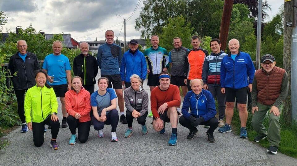 På trening med Kondistreninga Ålesund.