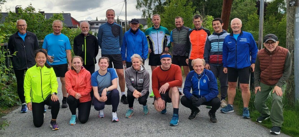 På trening med Kondistreninga Ålesund. På trening med Kondistreninga Ålesund.
