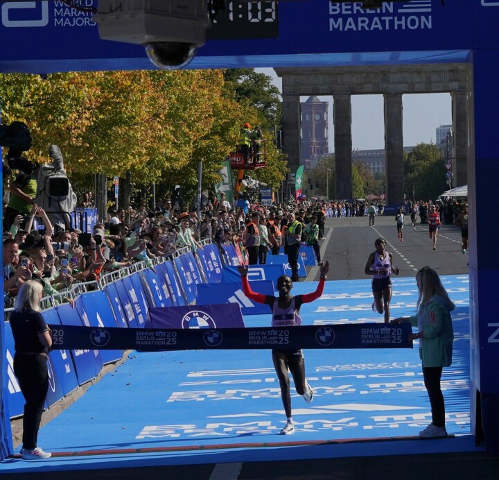 Vinner: Rosemary Wanjiru vant kvinneklassen i Berlin Maraton 2025